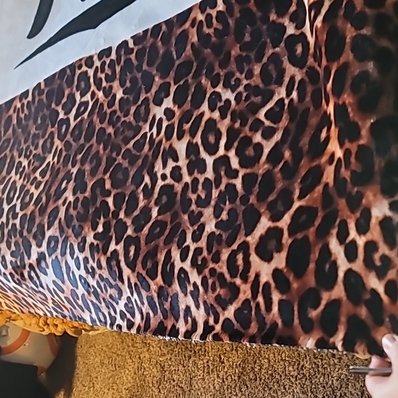 AWESOME RARE VS PINK COLORBLOCK   LEOPARD SHERPA BLANKET - Picture 4 of 11